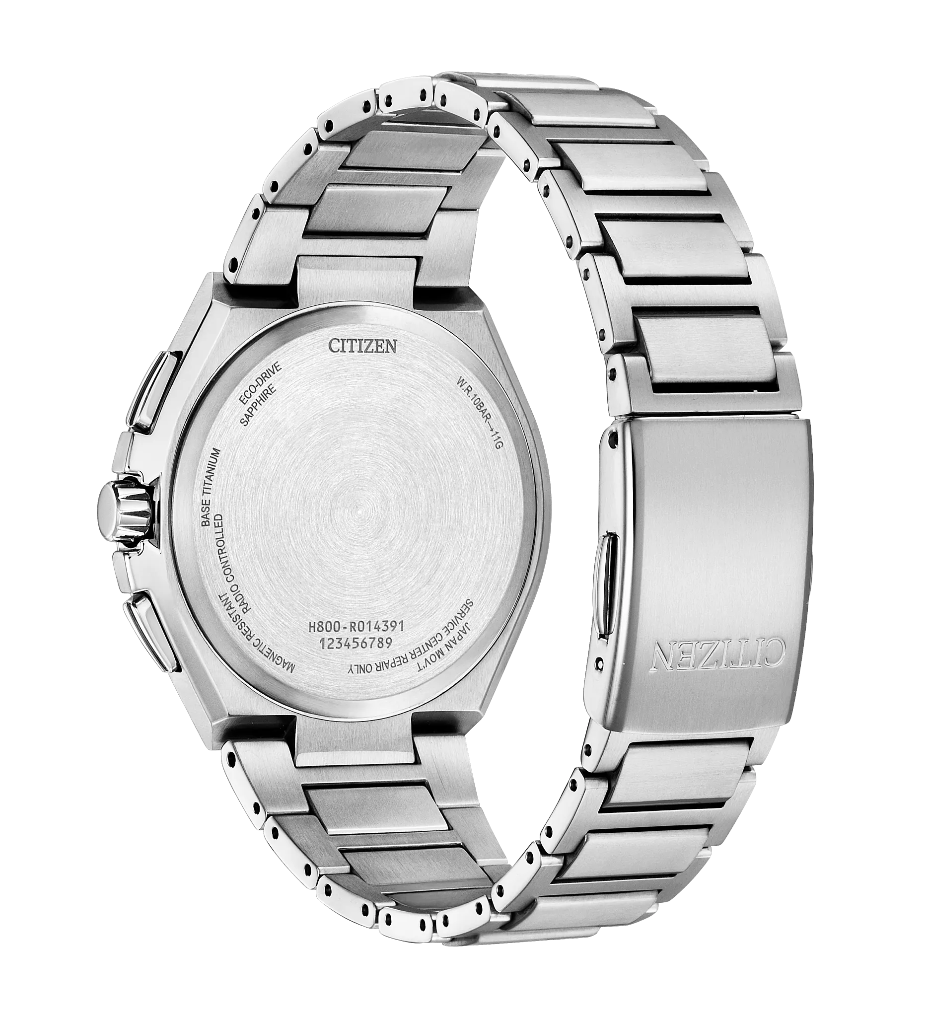 World Chronograph A-T Blue Dial Super Titanium Bracelet AT8234-85L